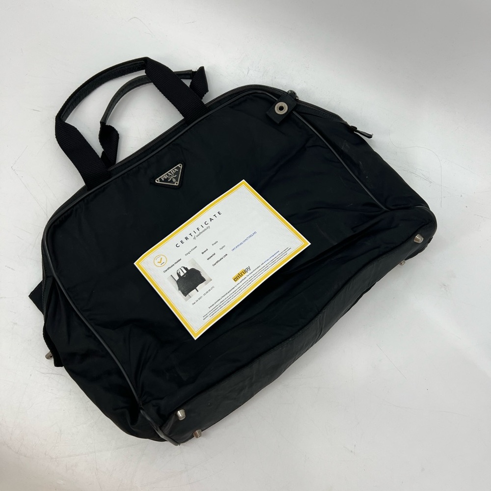 Prada Nylon Document/Hand Bag - image 5